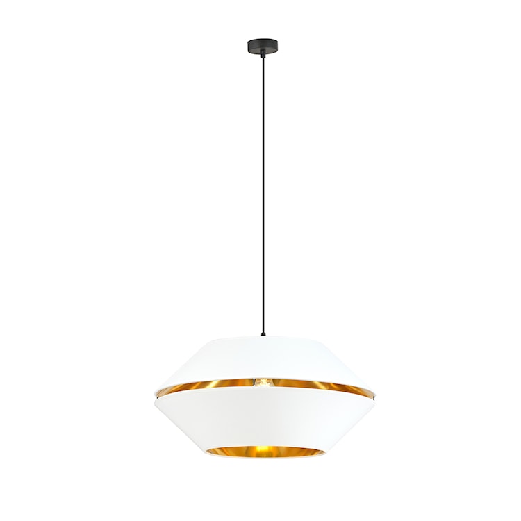 Lampa wisząca Catnes biało-złota 