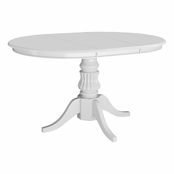 Stół rozkładany Valle 90-124x90 cm biały