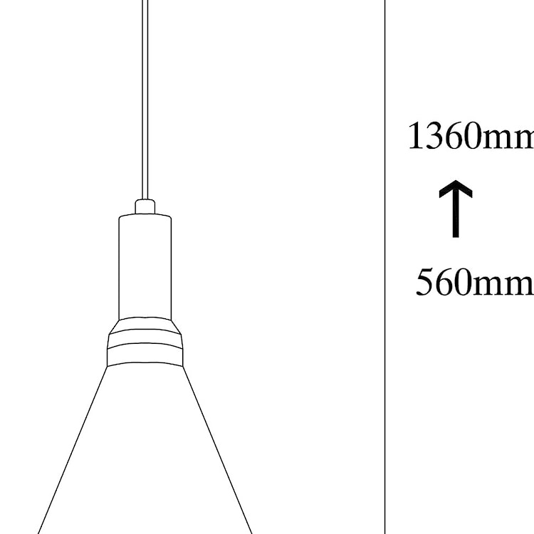 Lampa wisząca Theyro średnica 25 cm czarna  - zdjęcie 7