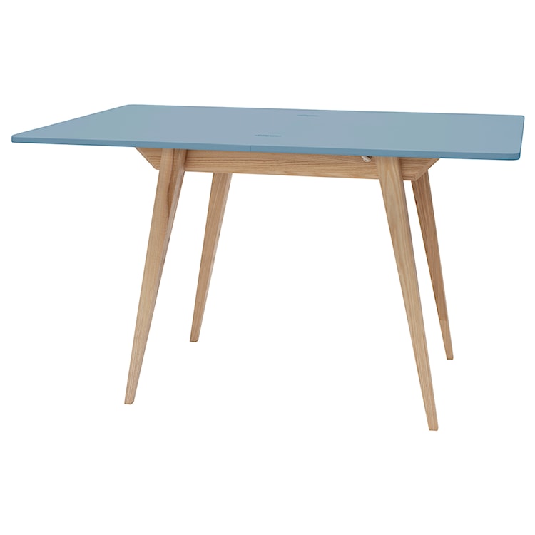 Stół rozkładany Envelope 65-130x90 cm błękitny  - zdjęcie 2