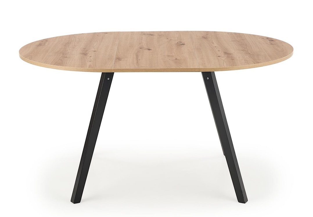 Stół rozkładany Swoozer 102-142x102 cm dąb artisan/czarny  - zdjęcie 4