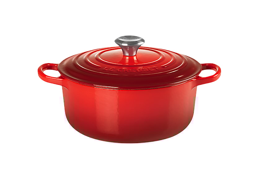 Le Creuset - Brytfanna żeliwna Signature 22 cm czerwona 