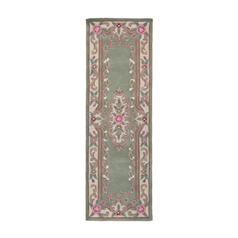 Dywan wełniany Aubusson zielony Prostokątny/75x150