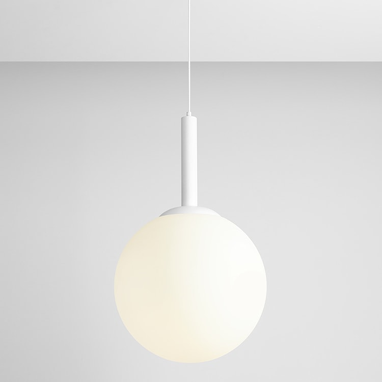 Lampa wisząca Mauric x3 średnica 40 cm biała  - zdjęcie 3
