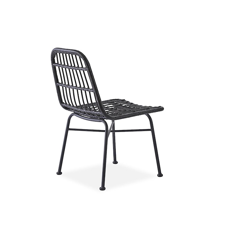 Krzesło z tworzywa sztucznego Farryn popielate  - zdjęcie 6