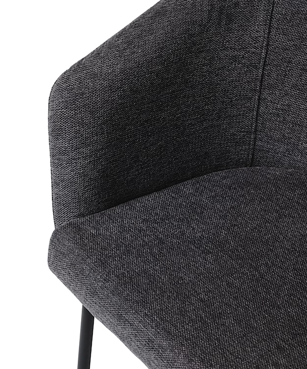 Krzesło tapicerowane Mummle ciemnoszare  - zdjęcie 2