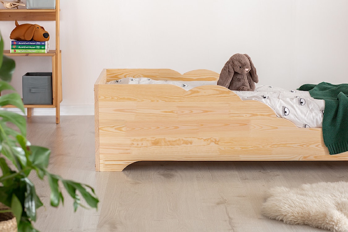 Łóżko Biden dziecięce z drewna 80x160 cm  - zdjęcie 4