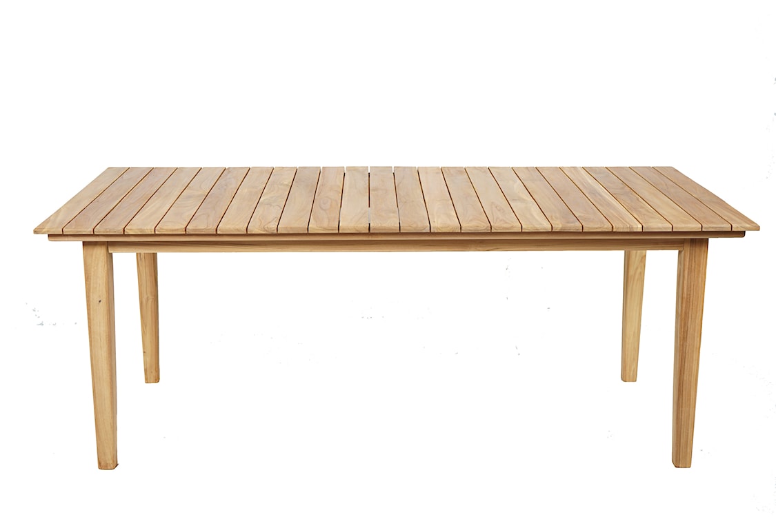 Stół ogrodowy Raryle 200x90 cm z drewna tekowego  - zdjęcie 2