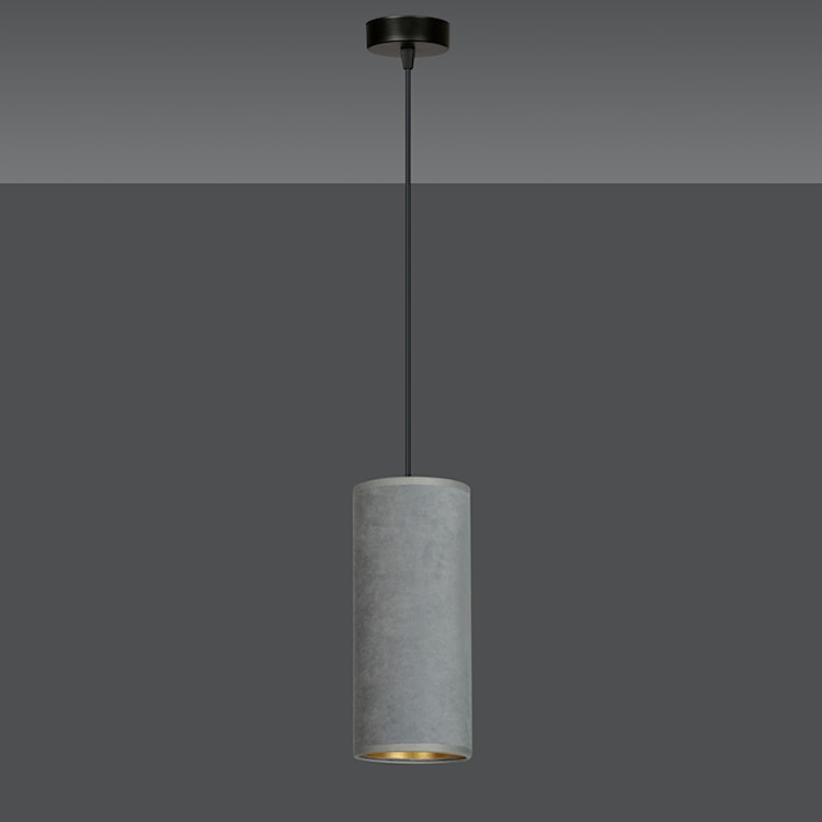 Lampa wisząca Bonett średnica 10 cm szara  - zdjęcie 4