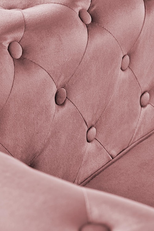 Fotel kubełkowy Visaus pikowany velvet różowy  - zdjęcie 6