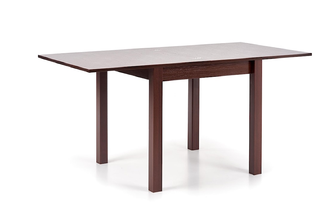 Stół rozkładany Lea 80-160x80 cm ciemny orzech  - zdjęcie 3