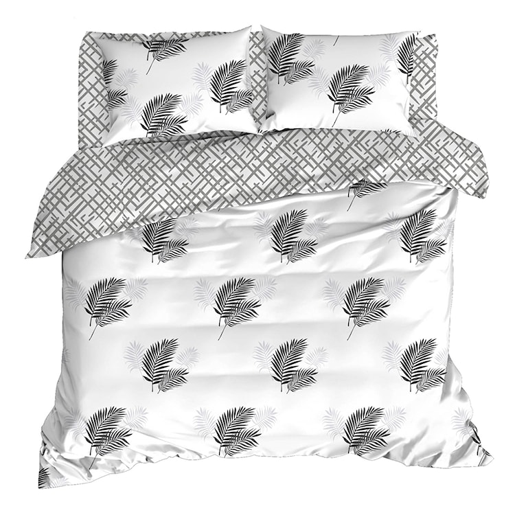 Komplet pościeli Beavery 200x220 cm szary  - zdjęcie 2