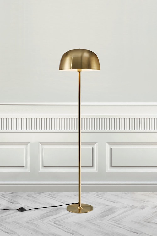 Lampa podłogowa Cera 127 cm złota  - zdjęcie 5