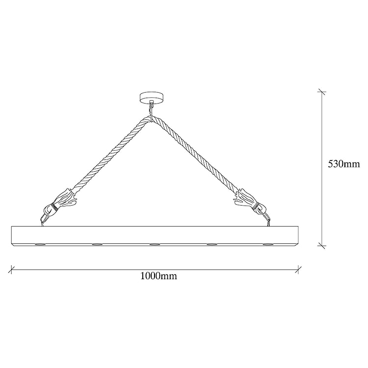 Lampa wisząca Cangua x5  - zdjęcie 6