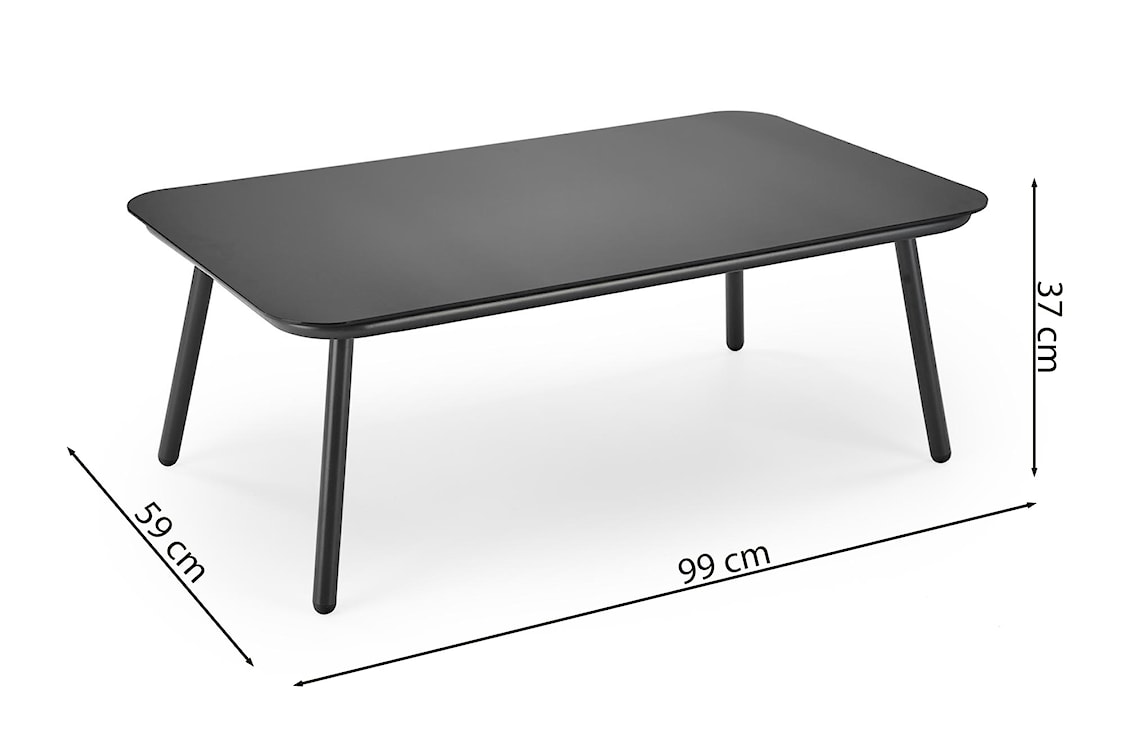 Zestaw mebli ogrodowych Whiple pięcioosobowy popielaty z jasnoszarymi poduchami   - zdjęcie 17