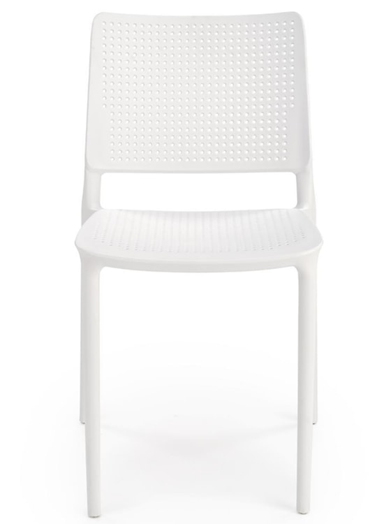 Krzesło z tworzywa Discyll białe  - zdjęcie 8