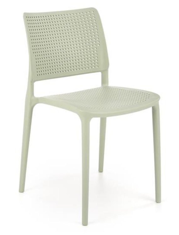 Krzesło z tworzywa Discyll miętowe  - zdjęcie 4