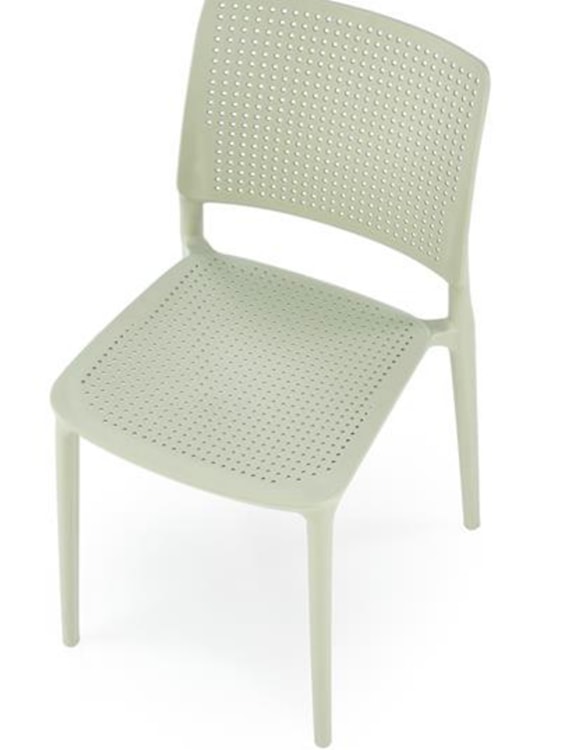 Krzesło z tworzywa Discyll miętowe  - zdjęcie 7