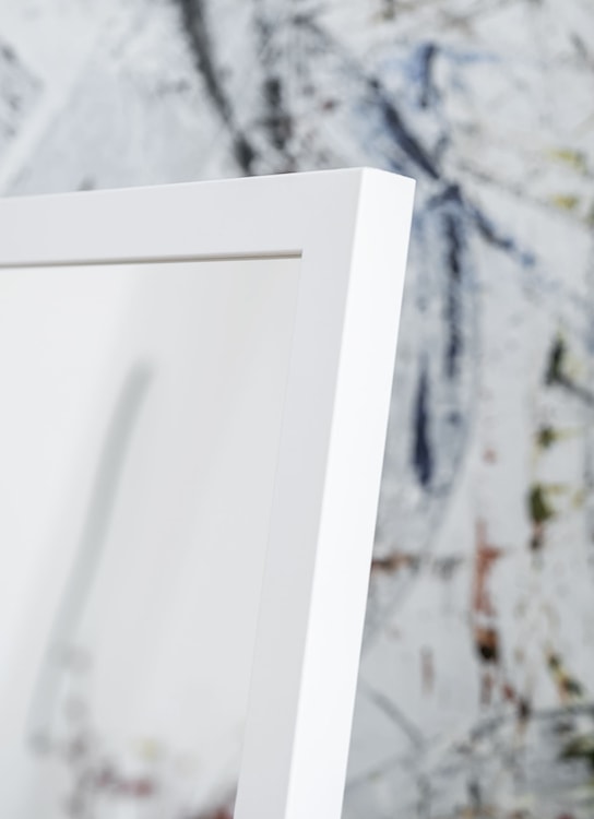 Lustro stojące Fielia 170x50 cm w białej ramie  - zdjęcie 4