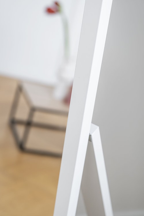 Lustro stojące Fielia 170x50 cm w białej ramie  - zdjęcie 5