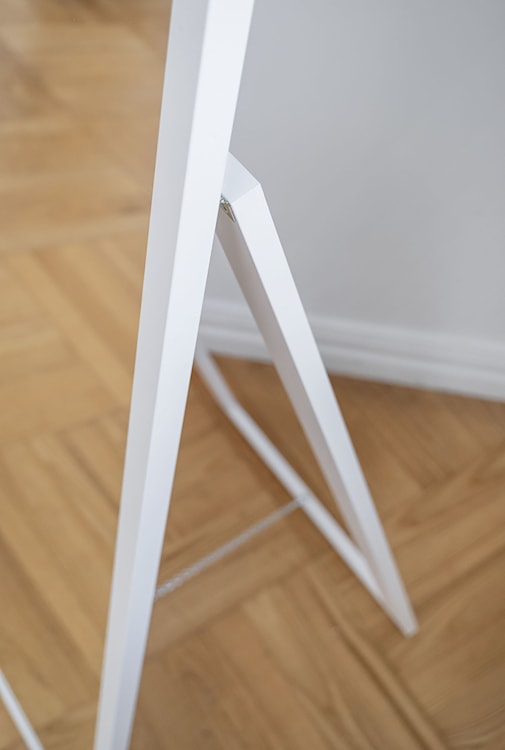 Lustro stojące Fielia 170x50 cm w białej ramie  - zdjęcie 6