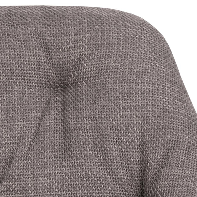 Fotel tapicerowany Fixtier szaro-brązowy na czarnych nóżkach pikowany  - zdjęcie 5