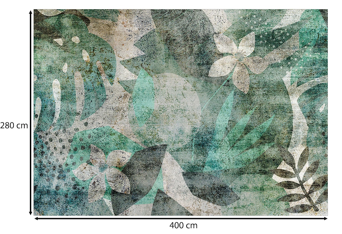 Fototapeta Florystyczny mural 400x280 cm  - zdjęcie 3