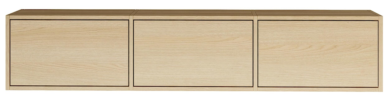 Szafka RTV Framme wisząca z trzema klapami 150 cm dąb lindberg  - zdjęcie 4