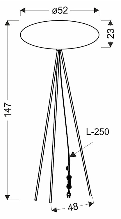 Lampa podłogowa Cafee 147 cm frappe  - zdjęcie 8