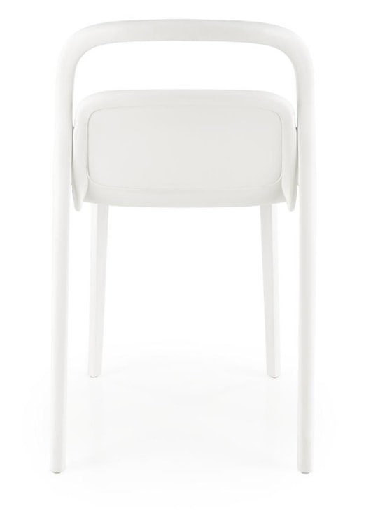 Krzesło z tworzywa Collously białe  - zdjęcie 7
