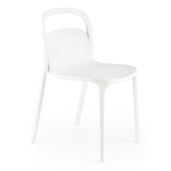 Krzesło z tworzywa Collously białe