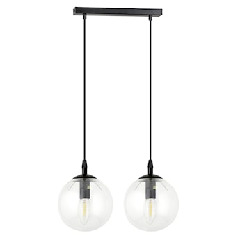 Lampa wisząca Fregene transparentna x2