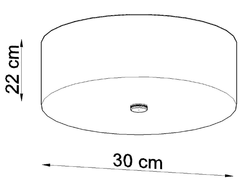 Plafon Fresiums średnica 30 cm biały  - zdjęcie 4