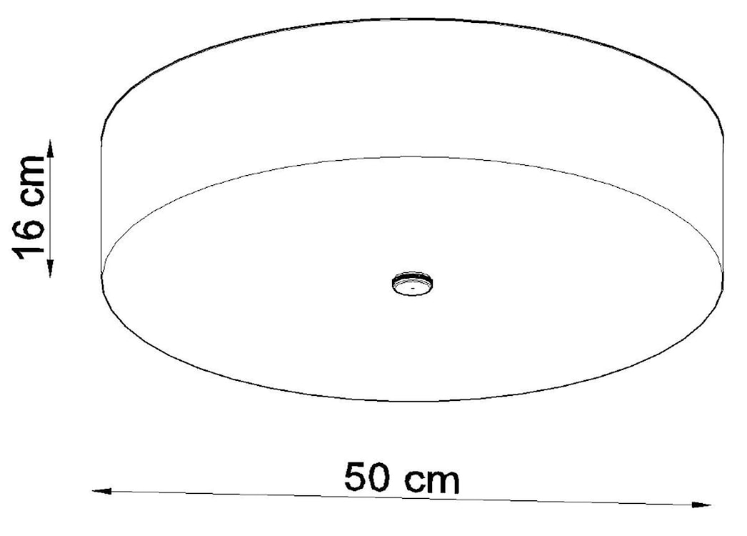 Plafon Fresiums średnica 50 cm biały  - zdjęcie 4