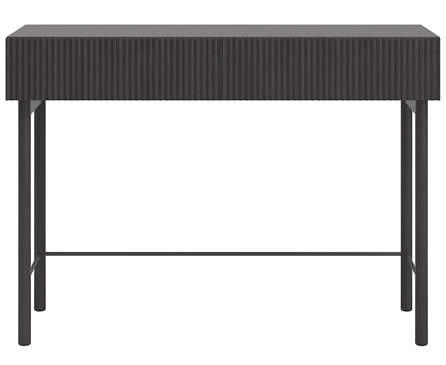 Toaletka Nolie z szufladami i nóżkami 110 cm Jesion Portland Czarny  - zdjęcie 7