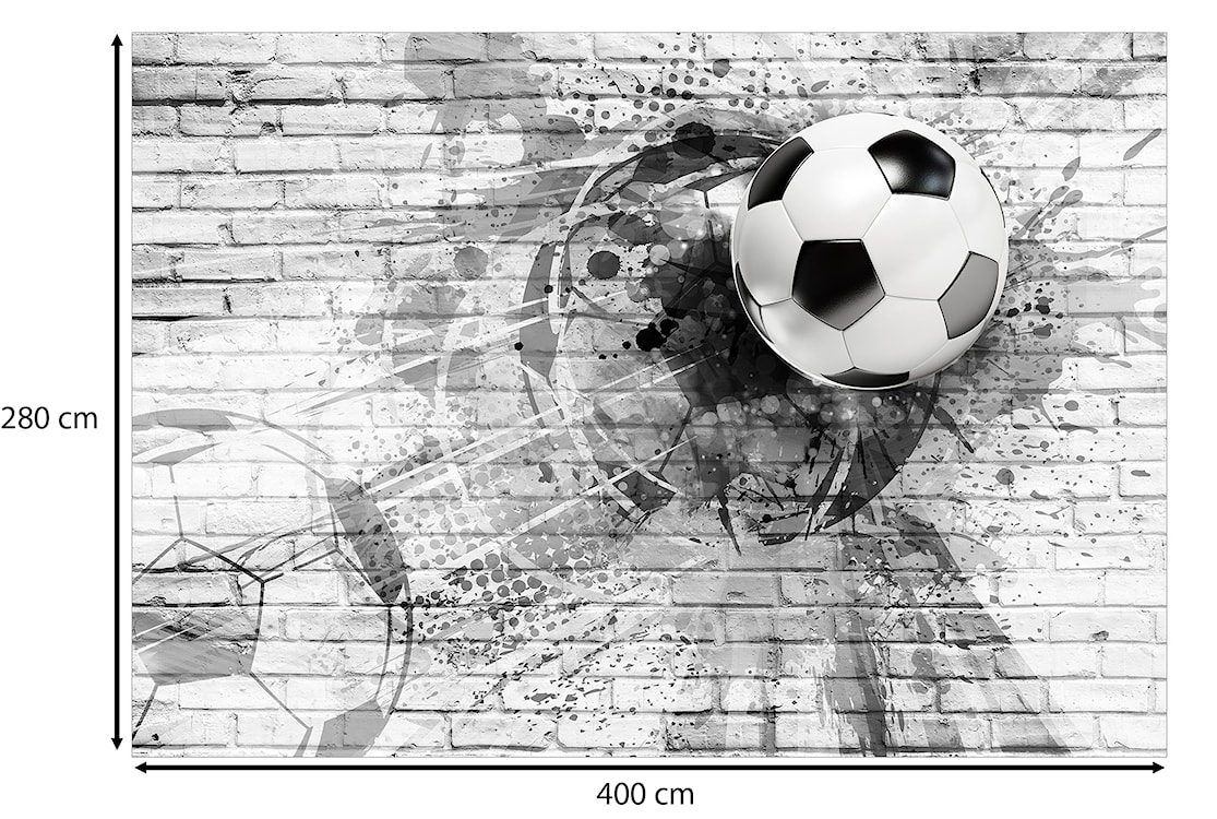Fototapeta Dynamika futbolu 400x280 cm  - zdjęcie 3