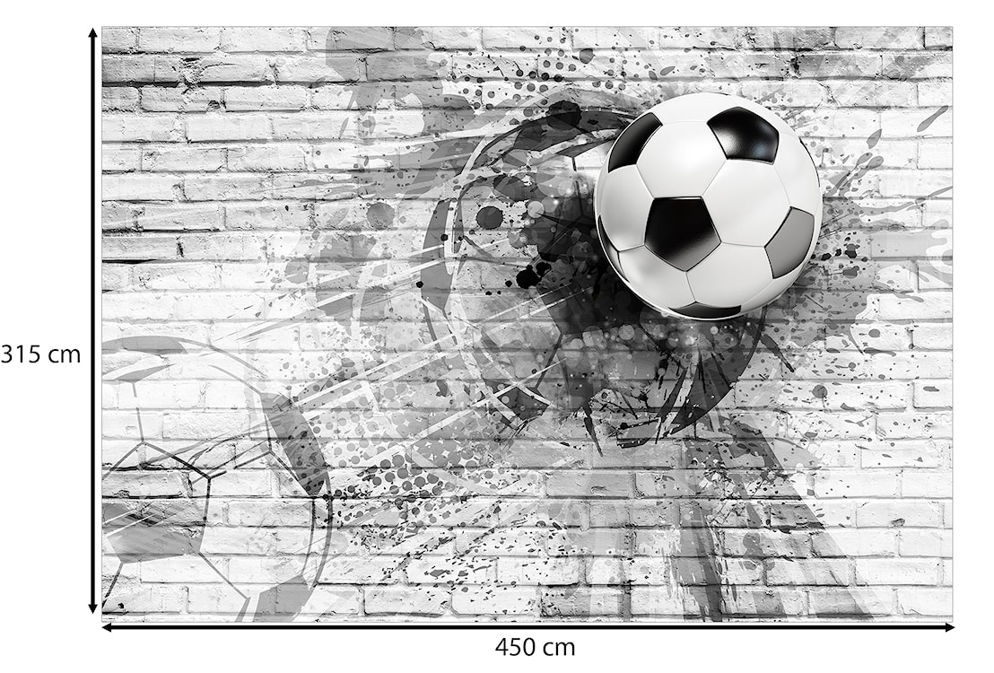 Fototapeta Dynamika futbolu 450x315 cm  - zdjęcie 3
