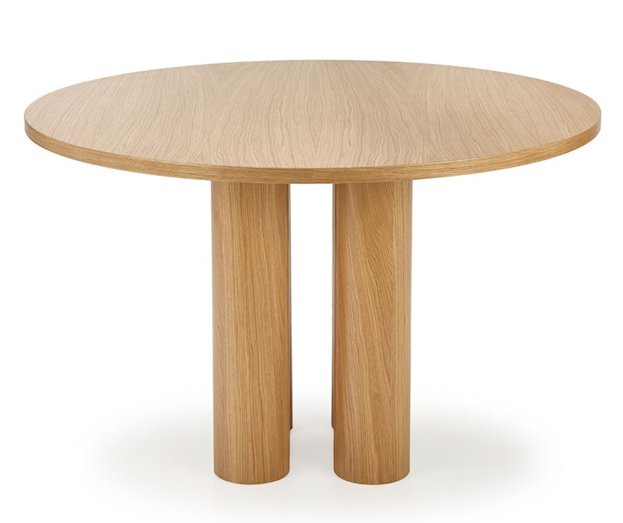 Stół okrągły Divisolity średnica 120 cm dąb naturalny  - zdjęcie 10