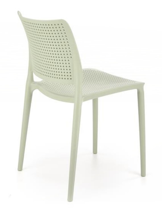 Krzesło z tworzywa Discyll miętowe  - zdjęcie 6