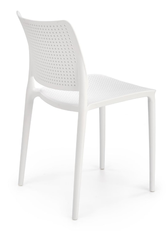 Krzesło z tworzywa Discyll białe  - zdjęcie 3