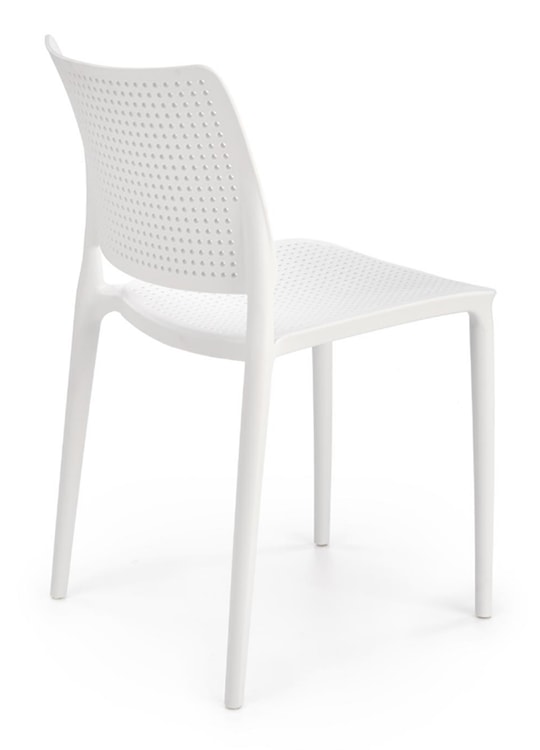 Krzesło z tworzywa Discyll białe  - zdjęcie 6