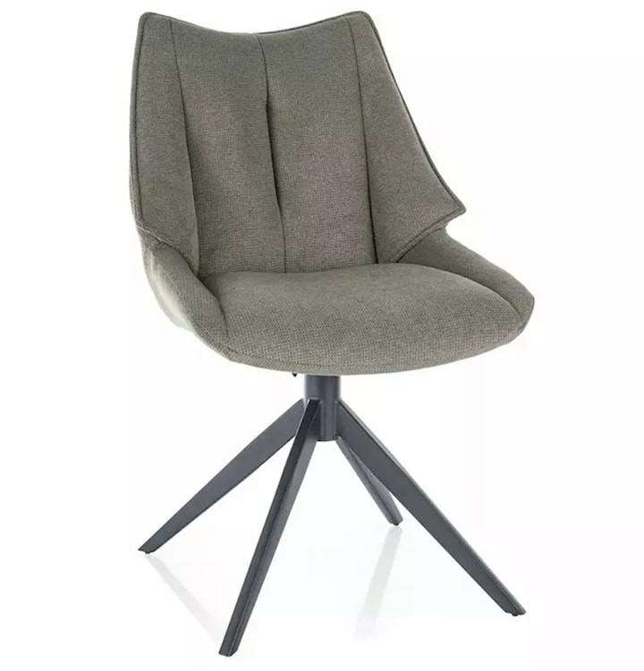 Krzesło tapicerowane Coda obrotowe oliwkowe
