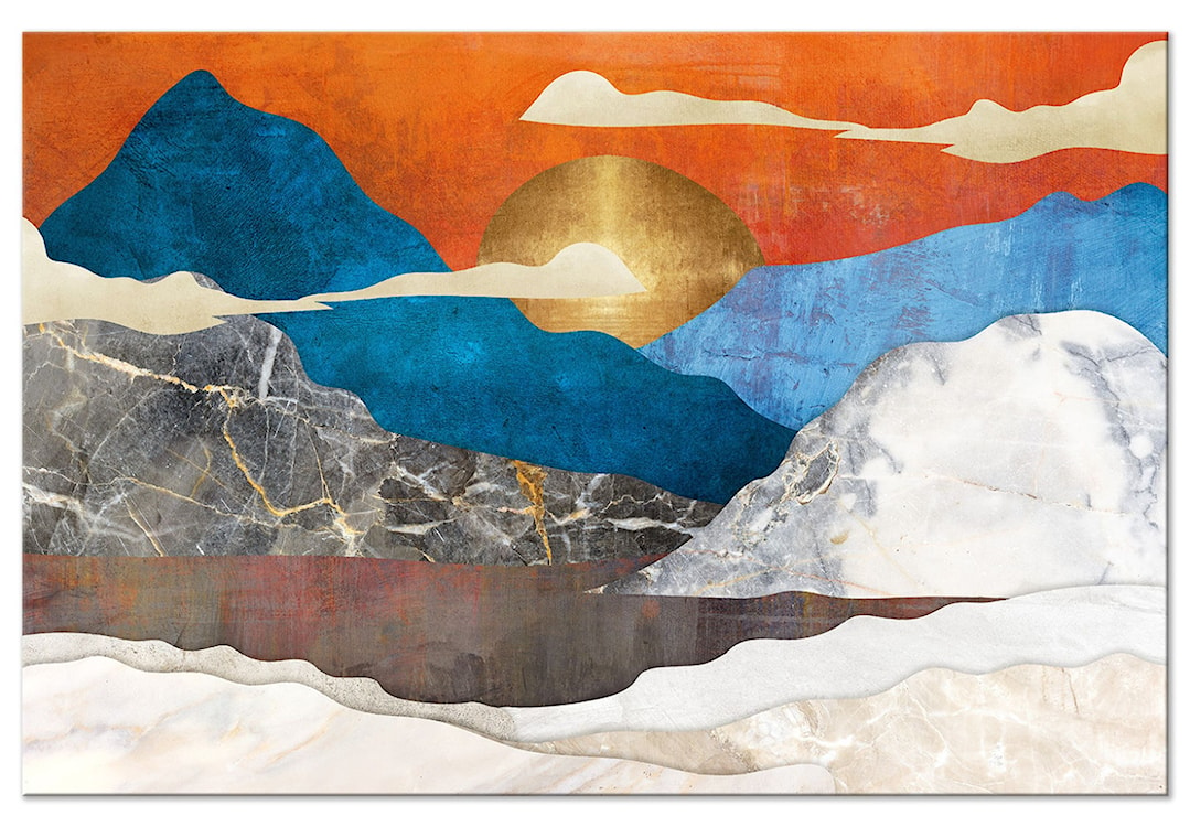 Obraz Górska sielanka jednoczęściowy 120x80 cm szeroki