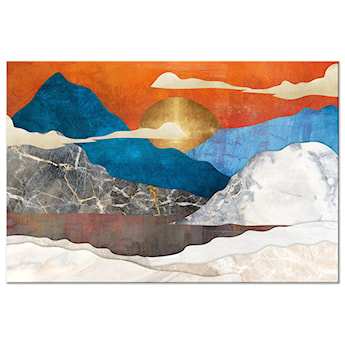 Obraz Górska sielanka jednoczęściowy 120x80 cm szeroki