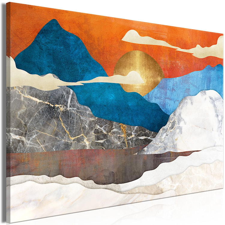 Obraz Górska sielanka jednoczęściowy 90x60 cm szeroki  - zdjęcie 3