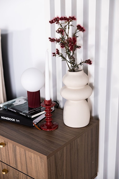 Lampa stołowa Halo burgund  - zdjęcie 3