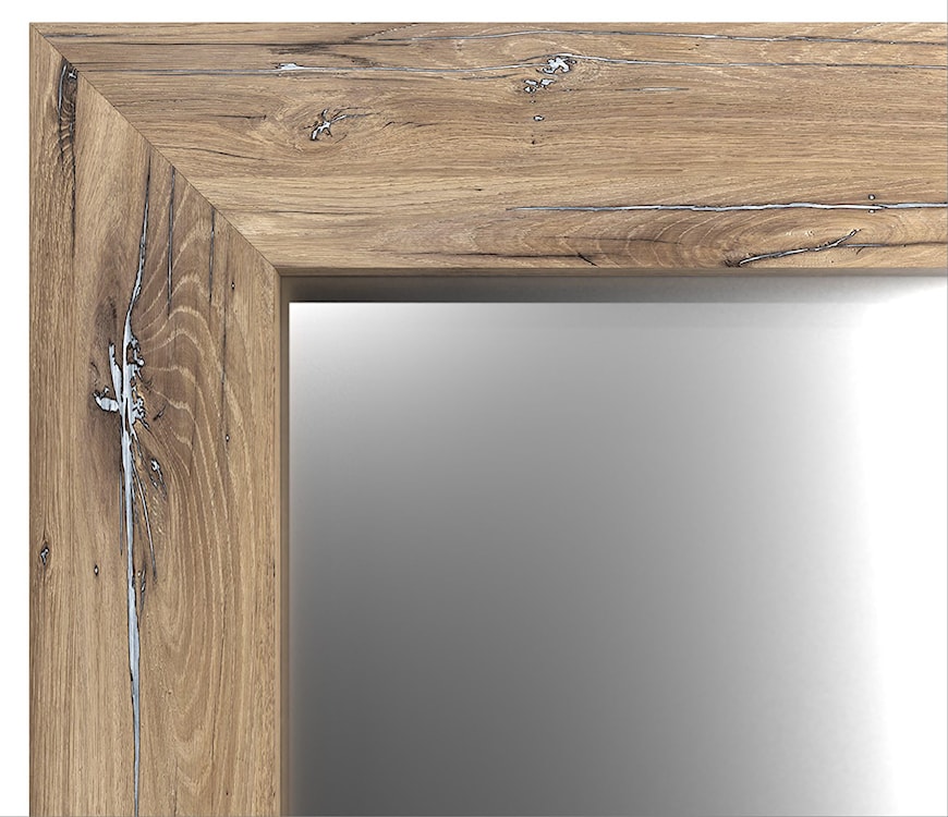 Lustro ścienne Hausly 148x56 cm dąb  - zdjęcie 3