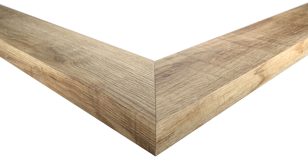 Lustro ścienne Hausly 148x56 cm jasne drewno  - zdjęcie 5