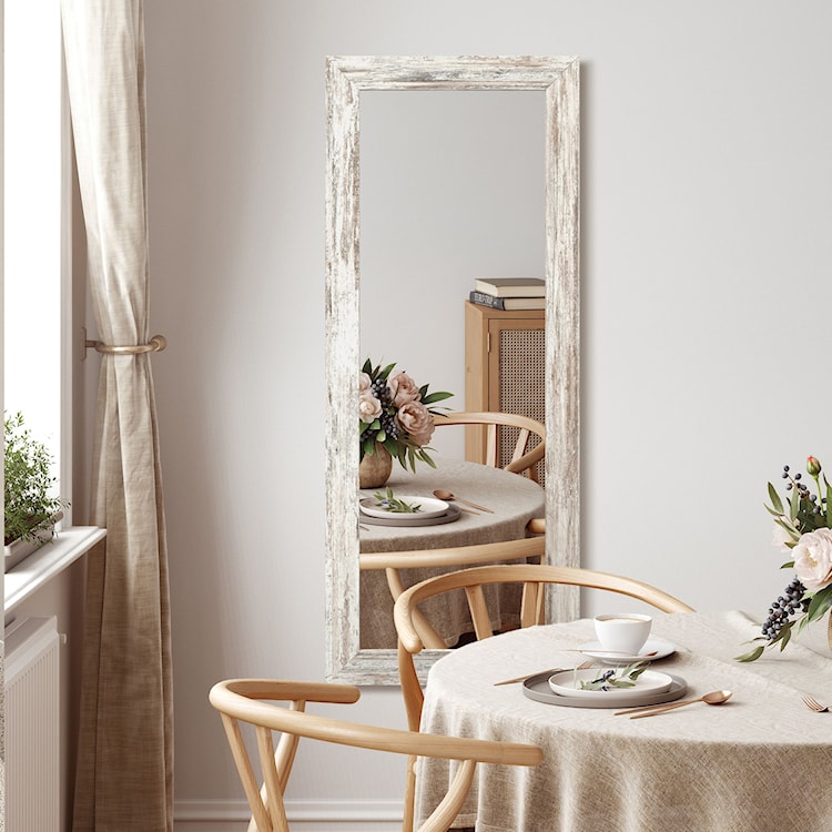 Lustro ścienne Hausly 148x56 cm shabby  - zdjęcie 2