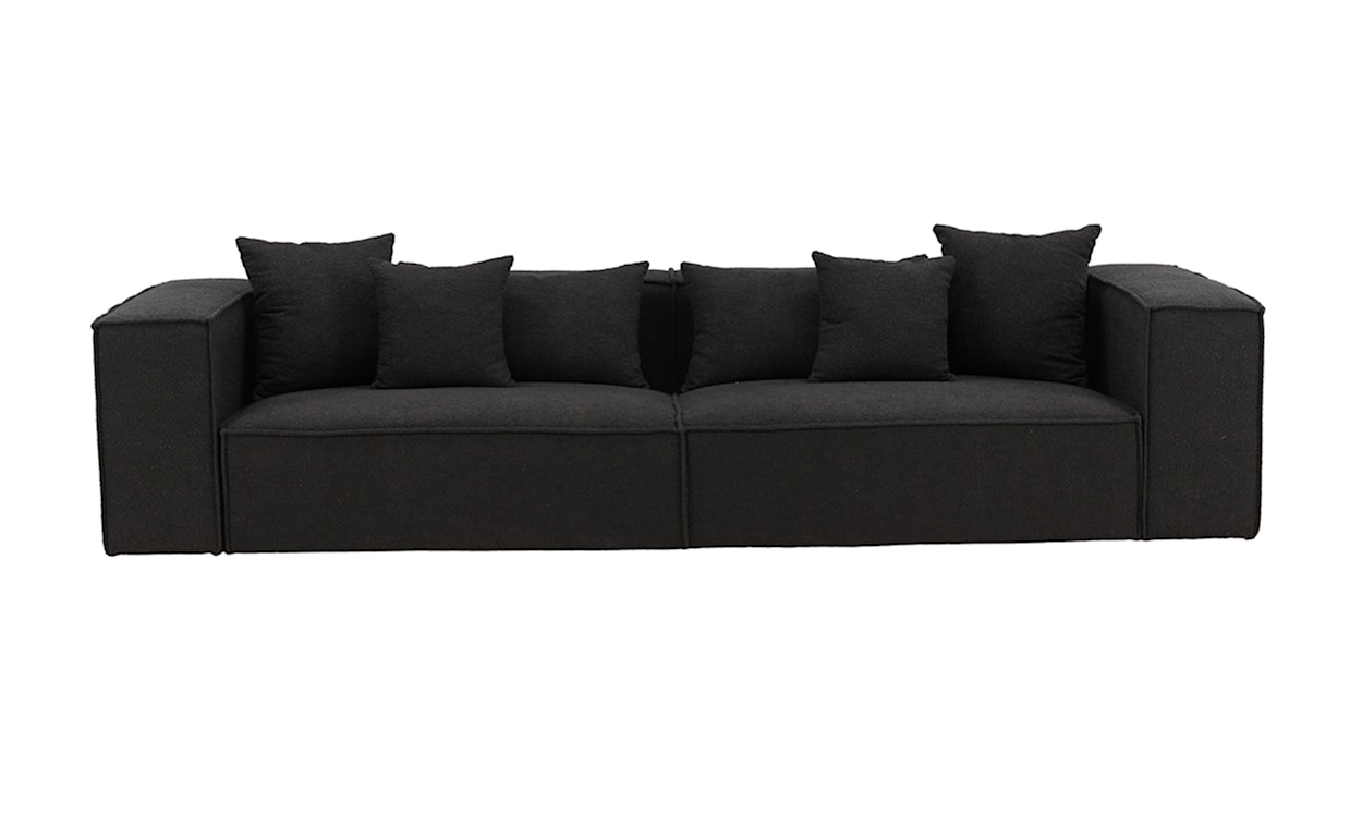 Sofa trzyosobowa Herolly 284 cm czarna